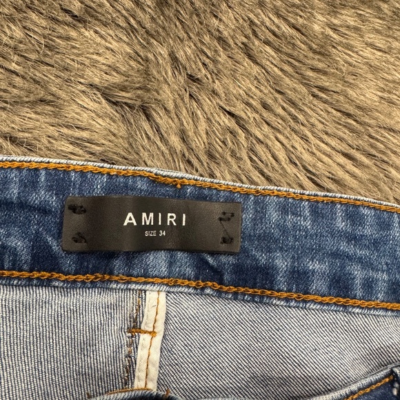 Men's Amiri jeans, size 34, light blue - Picture 4 of 7